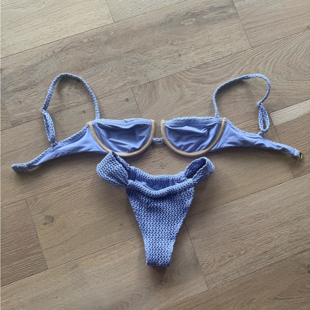 Montce Crochet Lavender Bikini Set